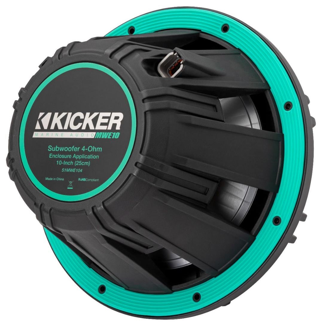 Kicker 51MWE104 Premium 10" 4-Ohm Marine Subwoofer - Each