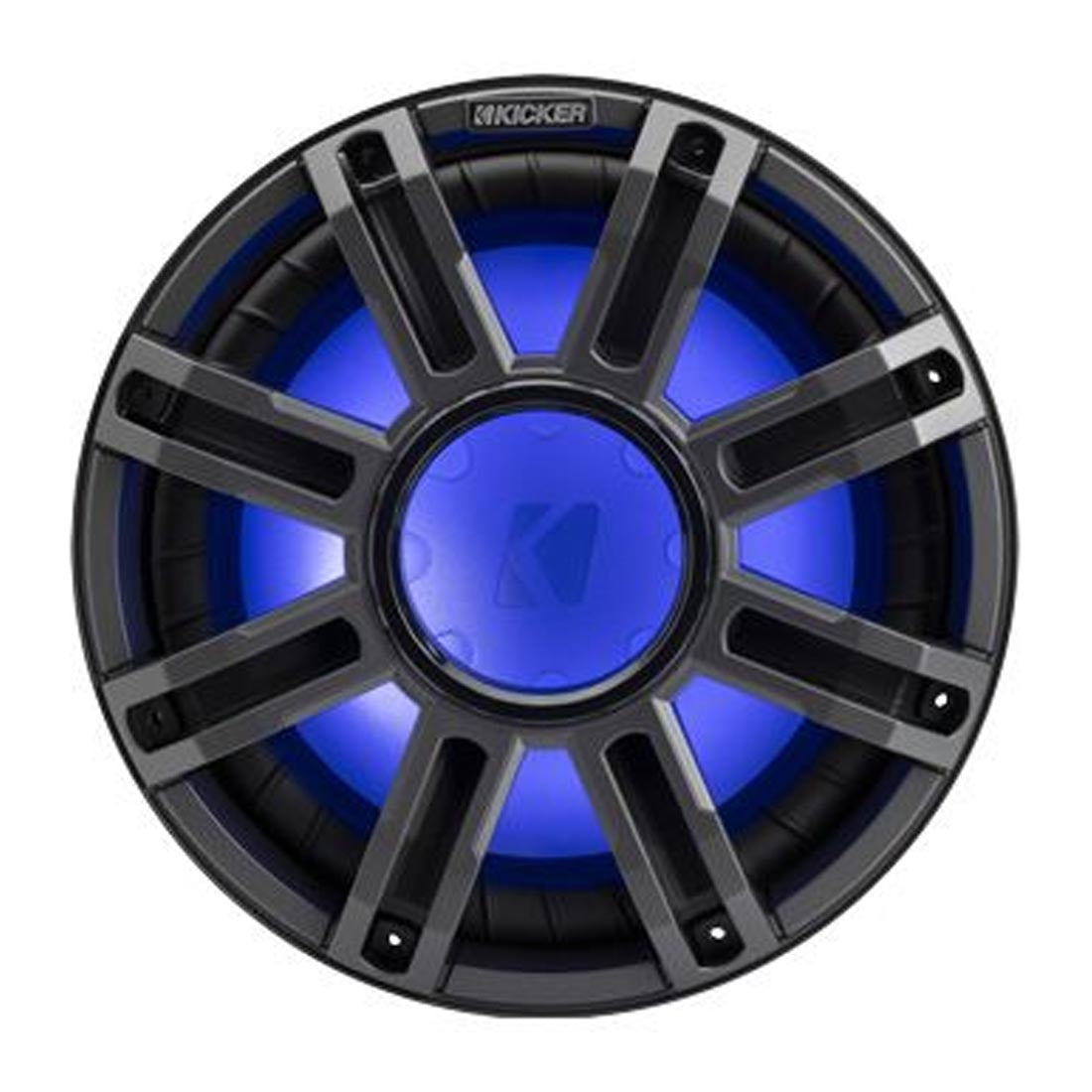 Kicker 51MWE122 12" Premium 2-Ohm Marine RGBW LED Subwoofer for Enclosures - Each