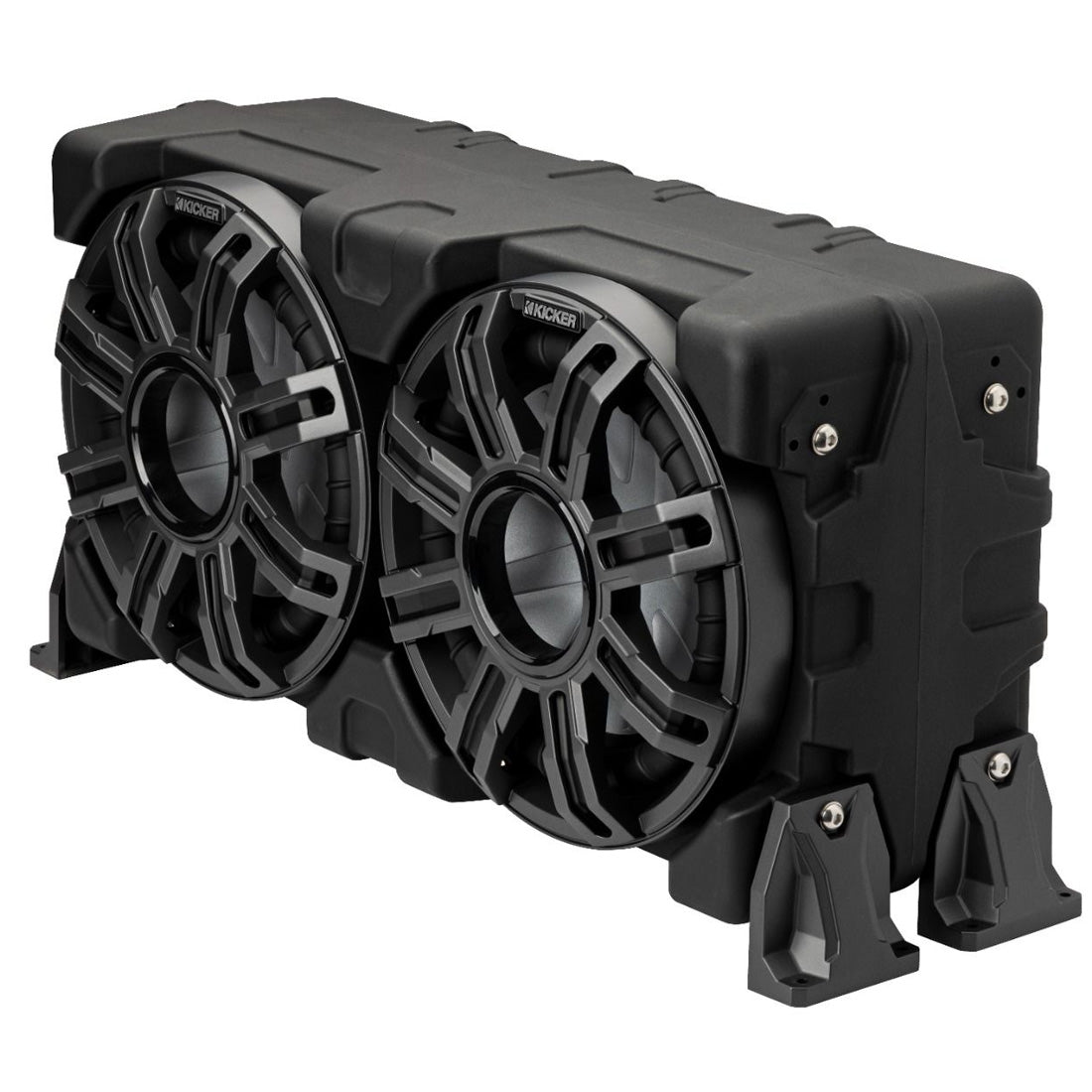 Kicker 51MWLE104 10" Premium 4-Ohm Marine Loaded Sealed Subwoofer Enclosure