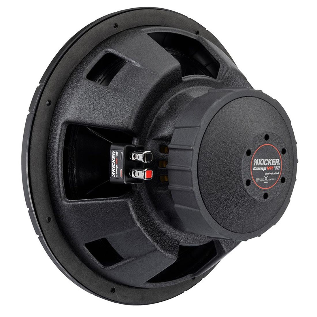 Kicker 52CVR122 12" CompVR Series 2-Ohm DVC Subwoofer - Each