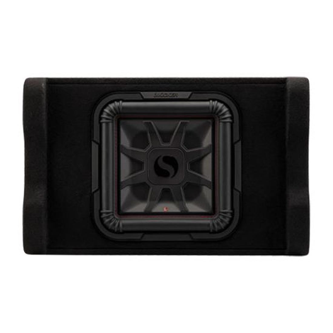 Kicker 53PL7TDF12 12" Powered Shallow-Mount Loaded Subwoofer Enclosure