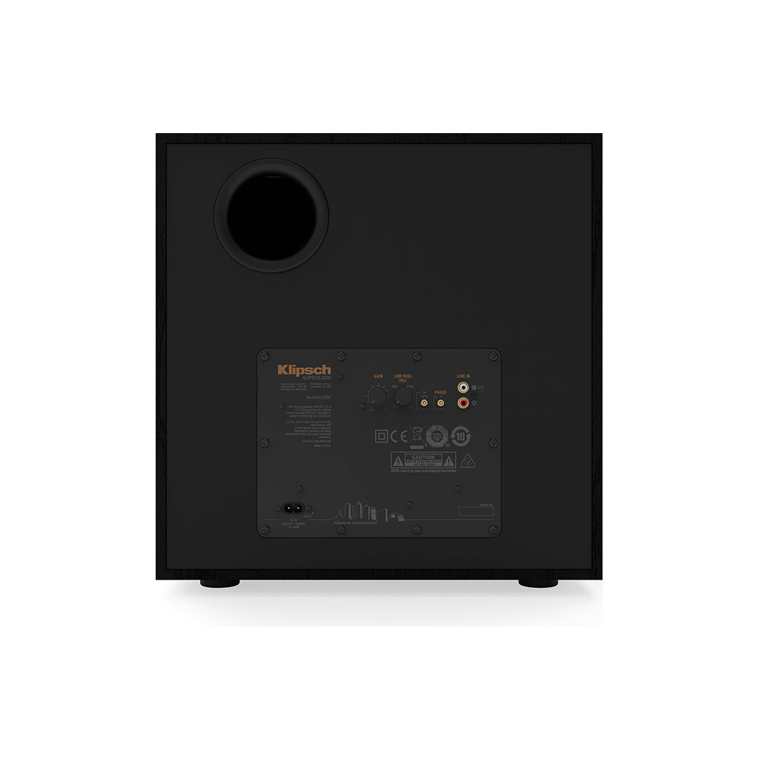 Klipsch R-121SW Powered 12” Subwoofer – Black - 2023 Model (R121SW)