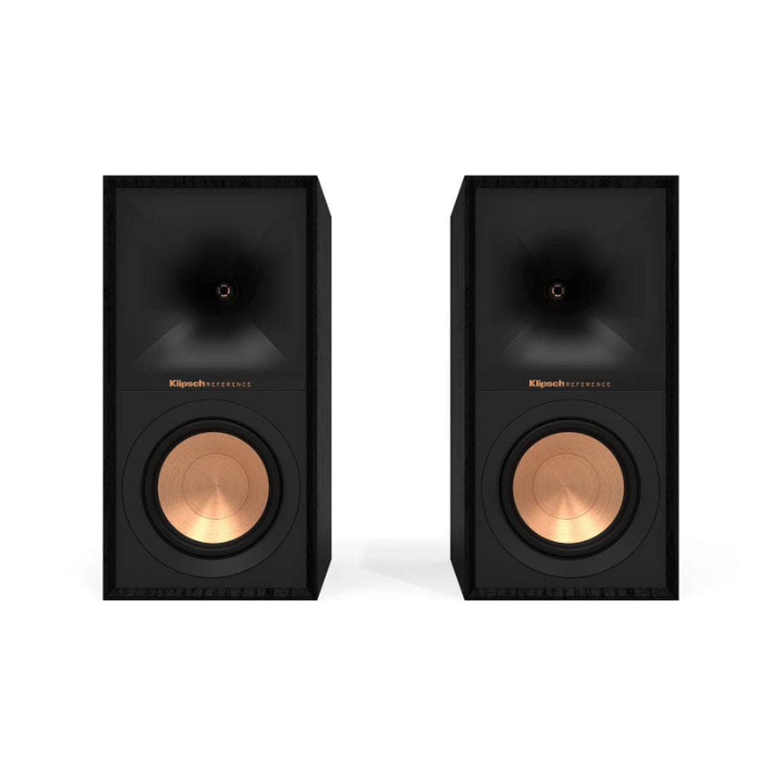 Klipsch R-50M Reference 5.25" Bookshelf Speaker – Black – Pair - 2023 Model