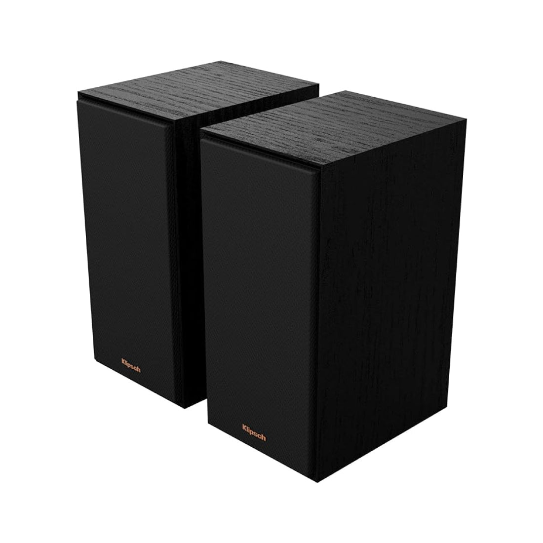 Klipsch R40PM Reference 4" Two Way Powered Bookshelf Speakers - Black - Pair