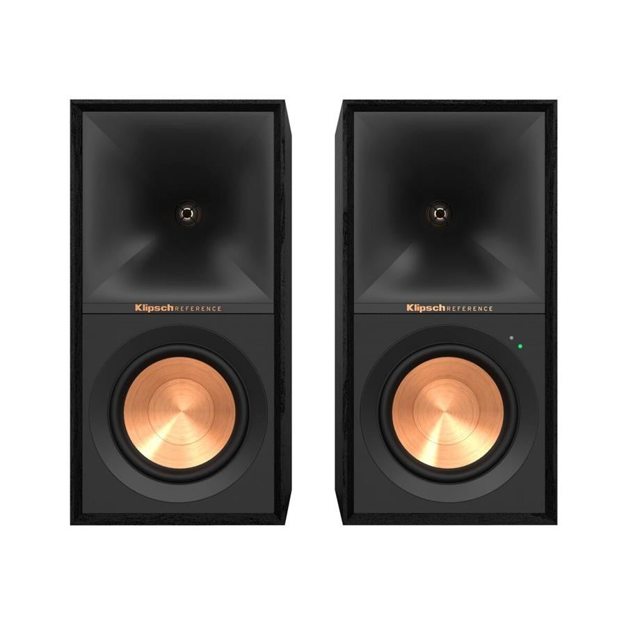 Klipsch R50PM 5.25" Two Way Powered Bookshelf Speakers - Black - Pair
