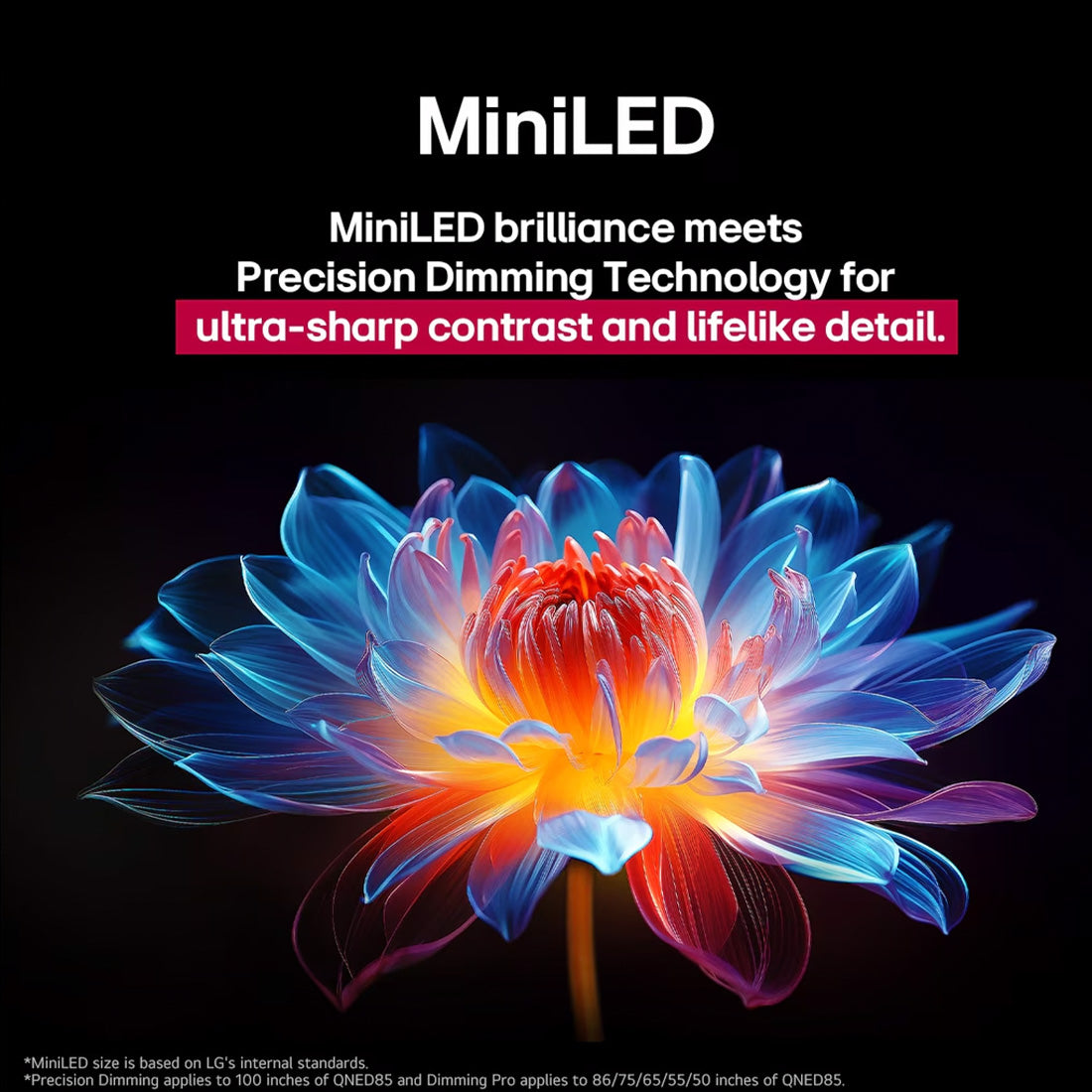 LG QNED85 QNED evo AI MiniLED 4k Smart TV - 2025