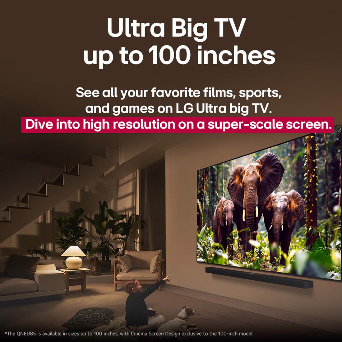 LG QNED85 QNED evo AI MiniLED 4k Smart TV - 2025
