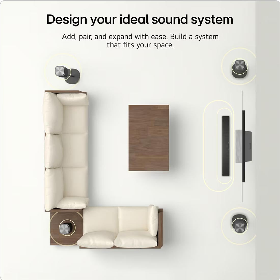 LG Sound Suite Immersive Suite 5 Wireless Bundle: H7 All-in-One Soundbar and M5 Wireless Speakers