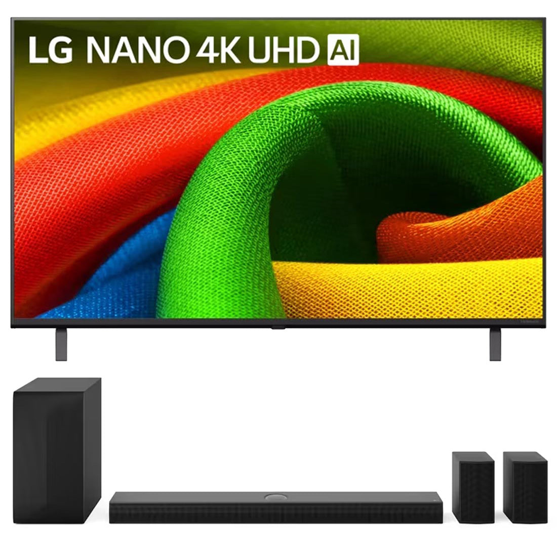 LG NU70 Nano 4K UHD AI Smart TV | S70TR 5.1.1 Channel Soundbar - Bundle