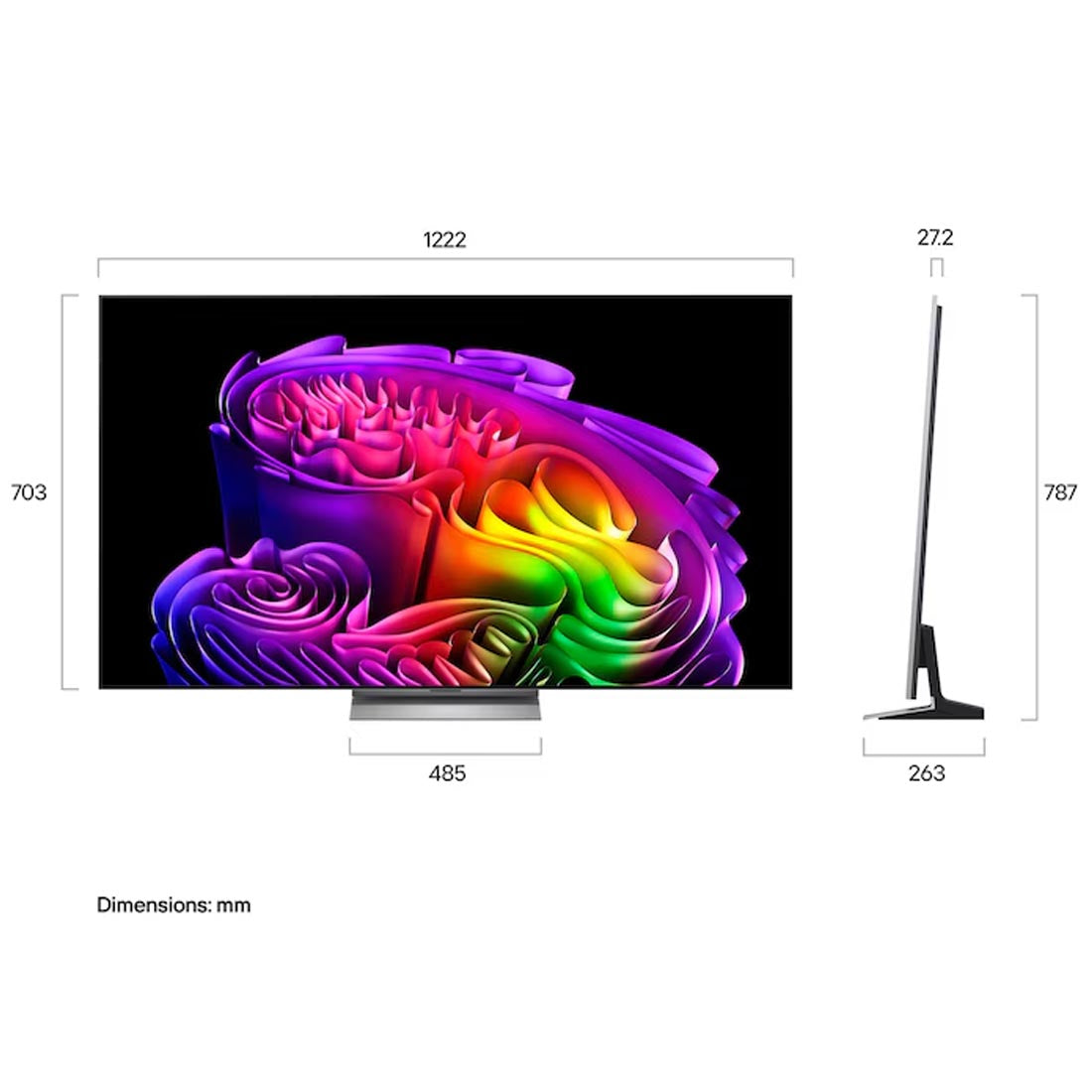 LG OLED55G6SUB 55" G6 OLED evo AI 4K Smart TV with Stand - 2026 Model