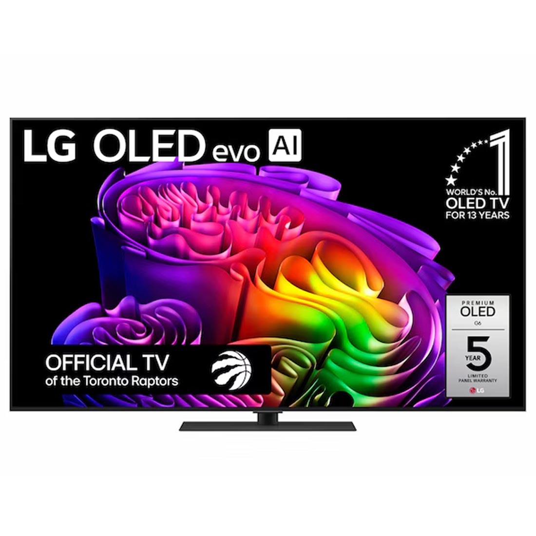 LG OLED65G6SUB 65" G6 OLED evo AI 4K Smart TV with Stand - 2026 Model