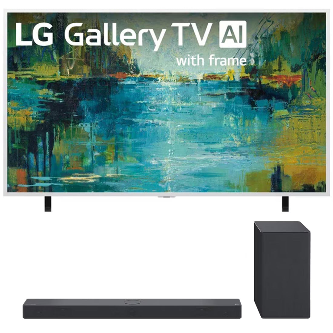LG LX7B Mini LED 4K Smart Gallery TV with Frame | LG SC9S 3.1.3 Channel Soundbar - Bundle