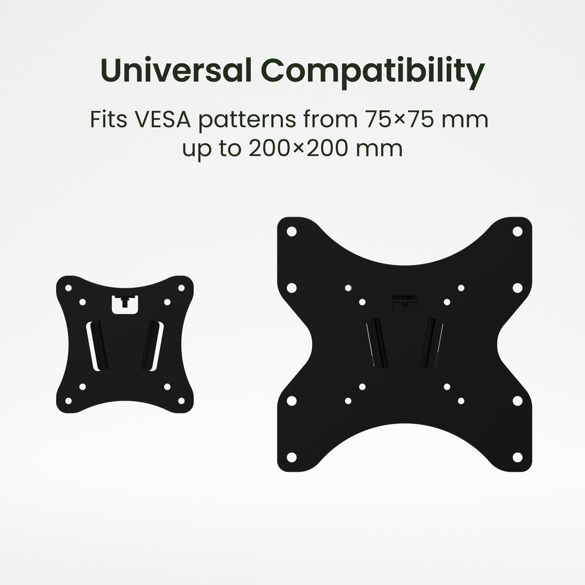 Kanto LT100 Low-Profile Tilting TV Wall Mount with 15"-45" Compatibility - Black