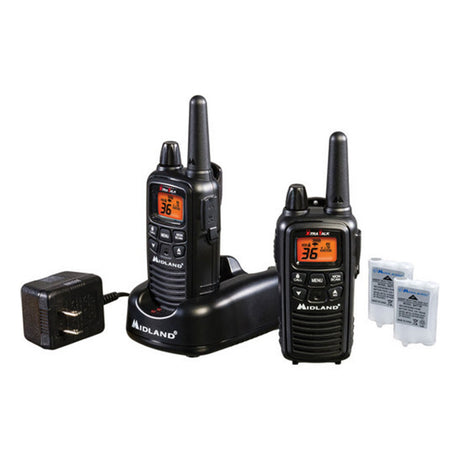 Midland LXT600VP3 36-Channel Two-Way Radios – Black