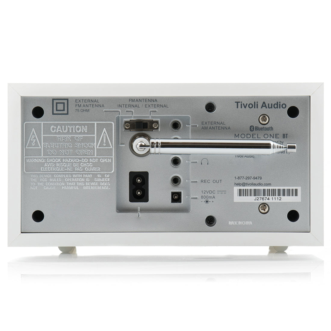 Tivoli M1BTWHT Model One Bluetooth Speaker - White (M1BTWHT)