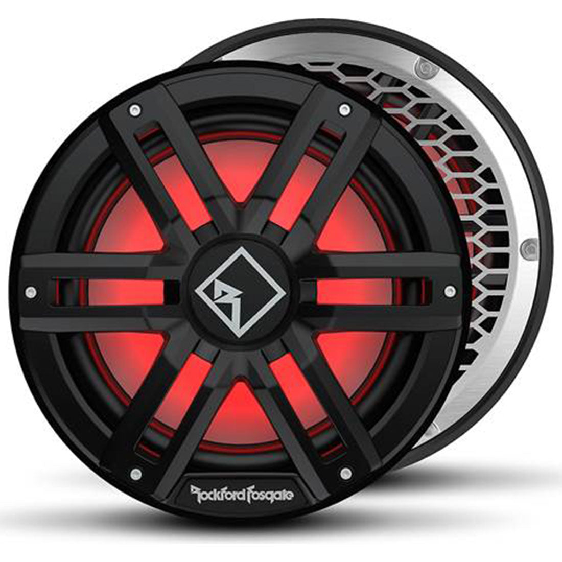 Rockford Fosgate M2D4-12IB 12" Color Optix Infinite Baffle Marine Subwoofer - Black (M2D412IB)