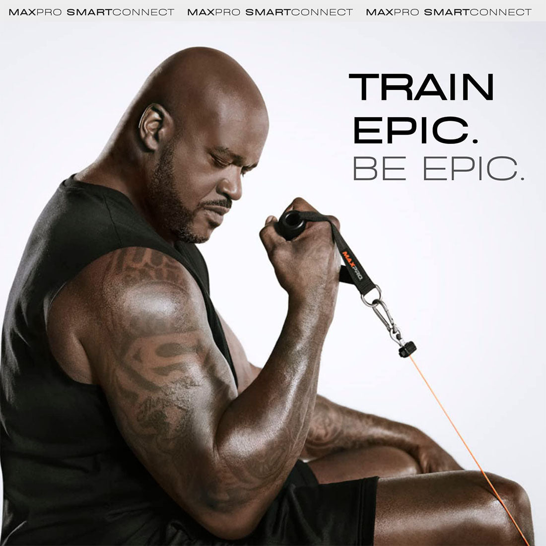 MAXPRO E3001 Foldable Steel Fitness Bench - Black