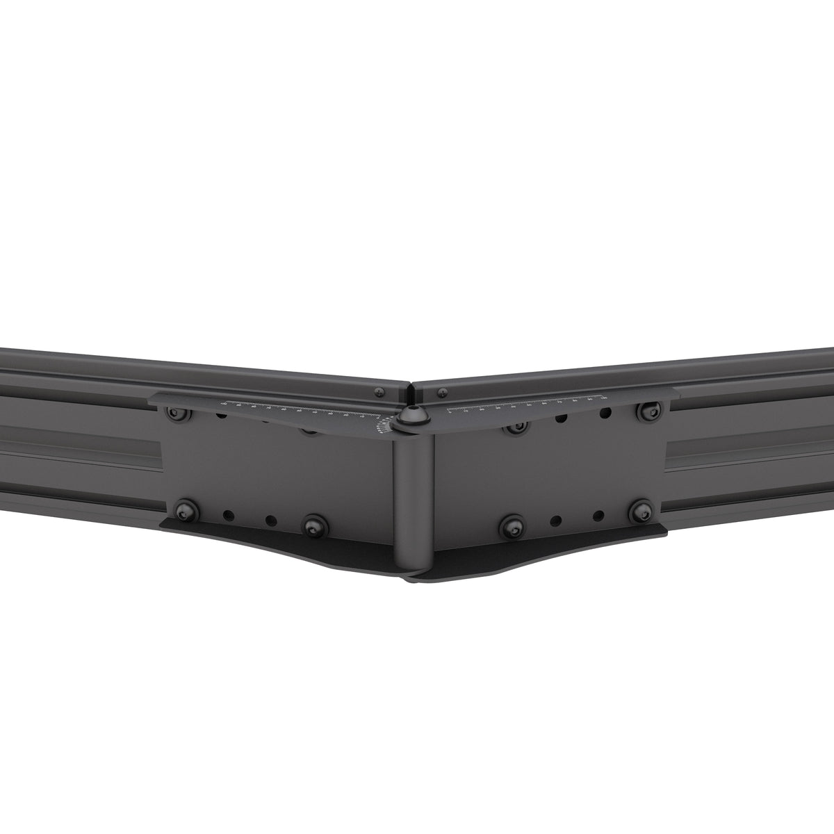 Kanto MB-EAC Menu Board Extrusion Angled Connector with 45° Adjustment - Black