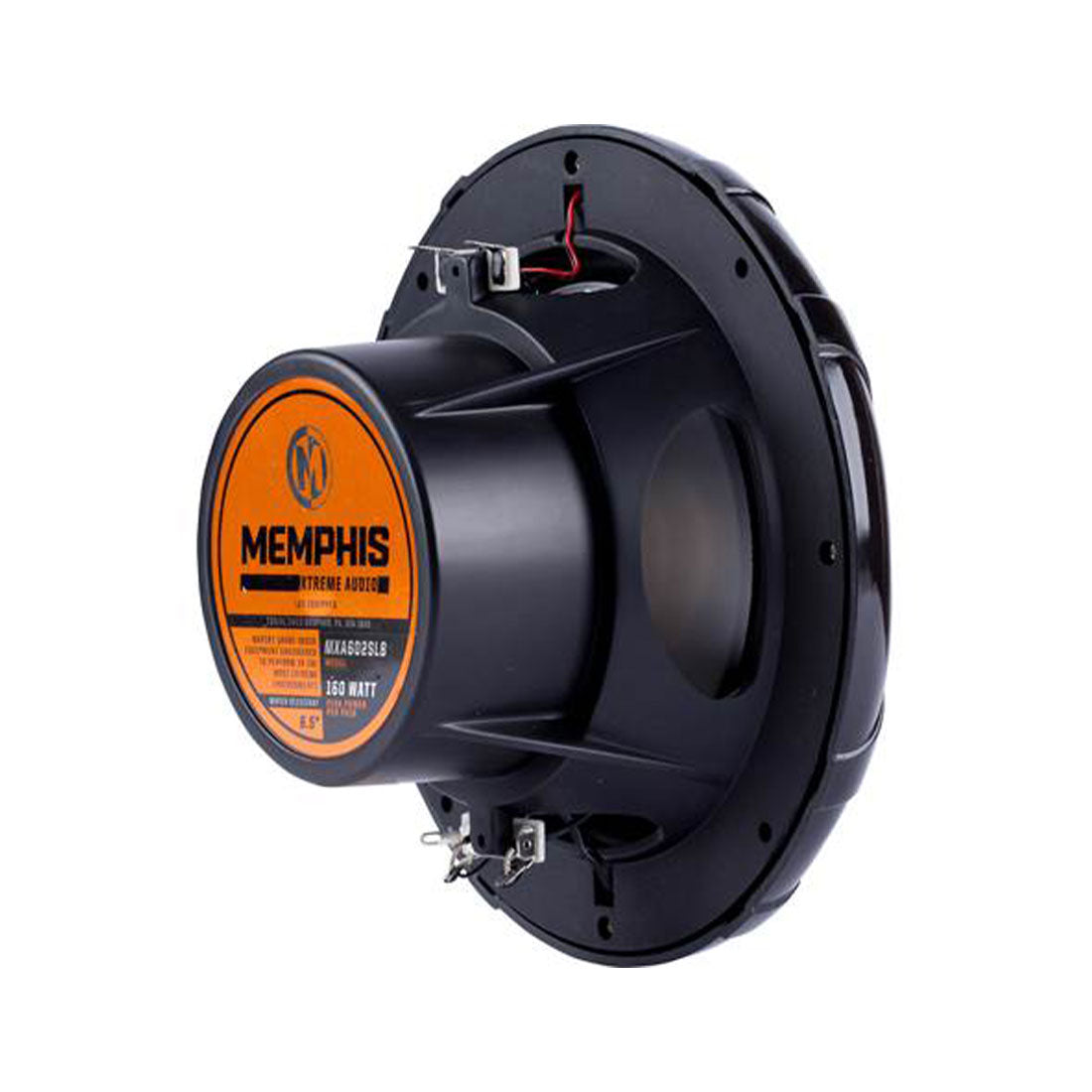 Memphis Audio MXA602SLB 6.5" 2-Way LED Powersports Speakers - Black (MXA602SLB)
