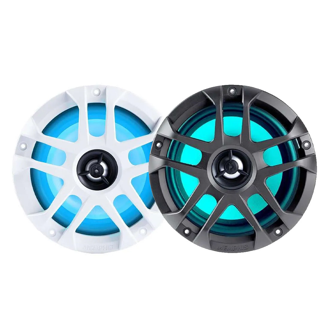 Memphis Audio MXA60L 6.5" 2-Way RGB LED Powersports Marine Speakers