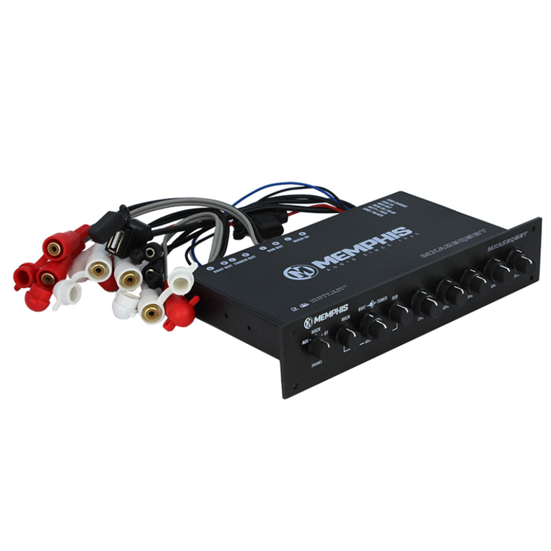 Memphis Audio MXAZEQ5BT Dual Zone 5-Band Marine Equalizer with Bluetooth (MXAZEQ5BT)