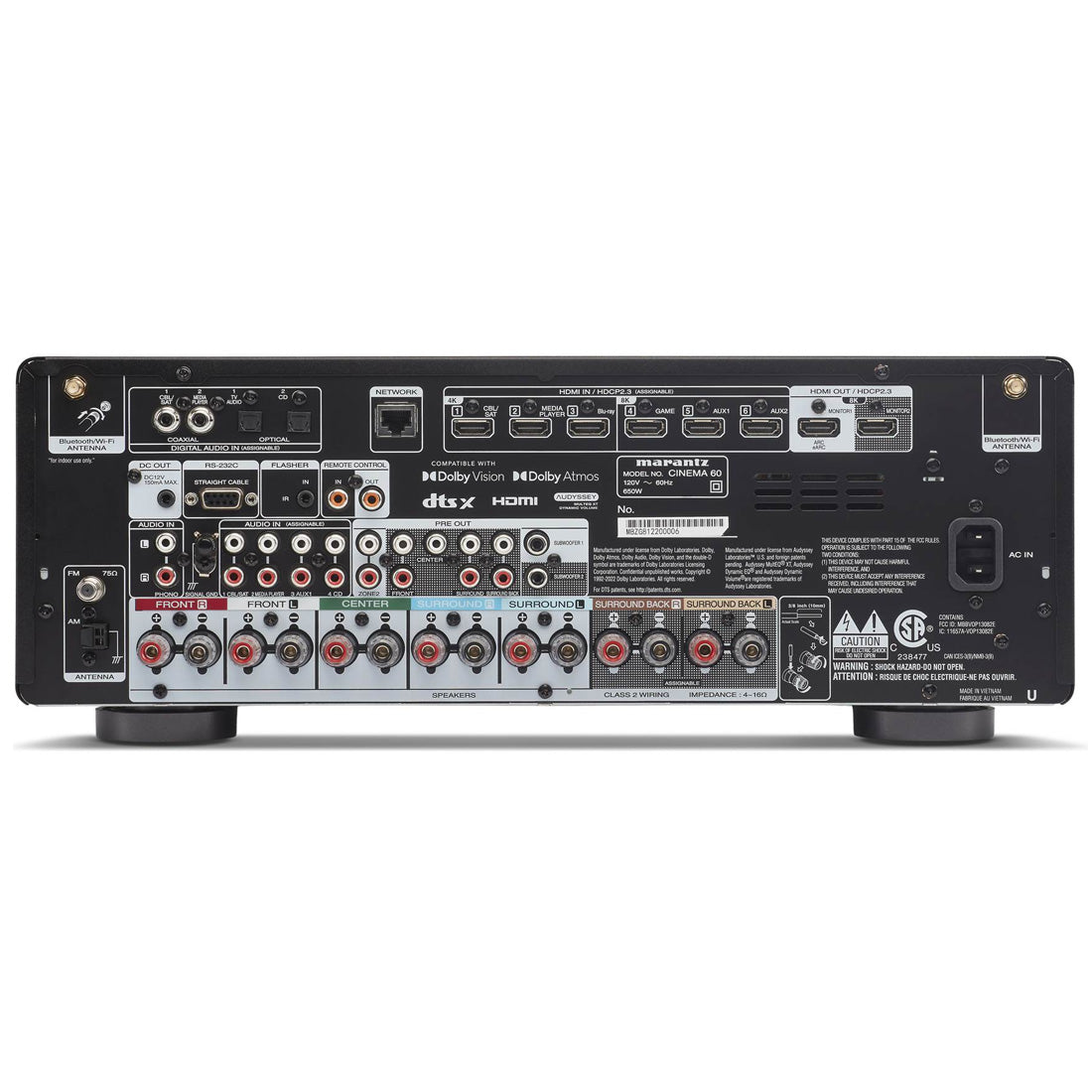 Marantz Cinema 60 Premium 7.2CH 100W AV Receiver – 2023 Model