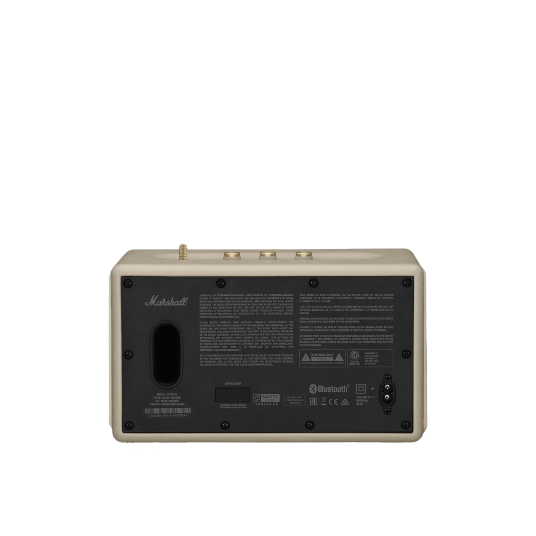 Marshall ACTON III Compact Bluetooth speaker delivering room-filling sound