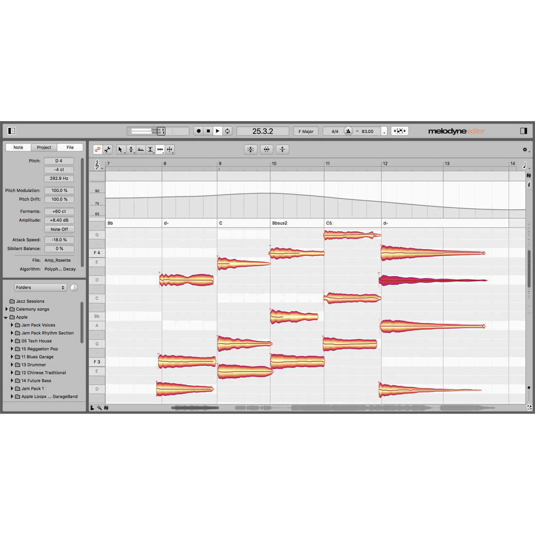 Melodyne 5 Editor Upgrade from Assistant Download with DNA Technology