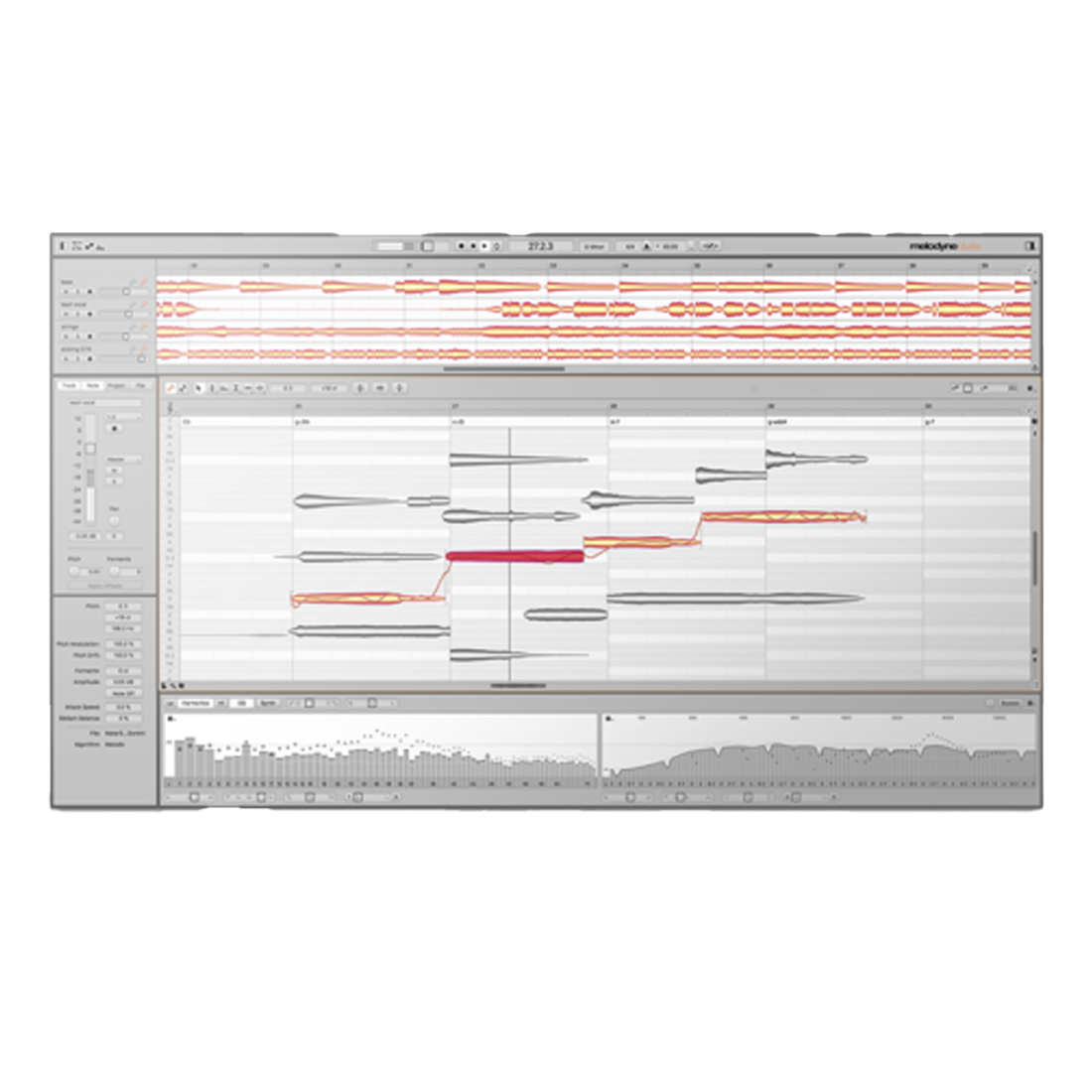 Melodyne 5 Studio Professional Audio Editing Software with Multitrack Note Editing