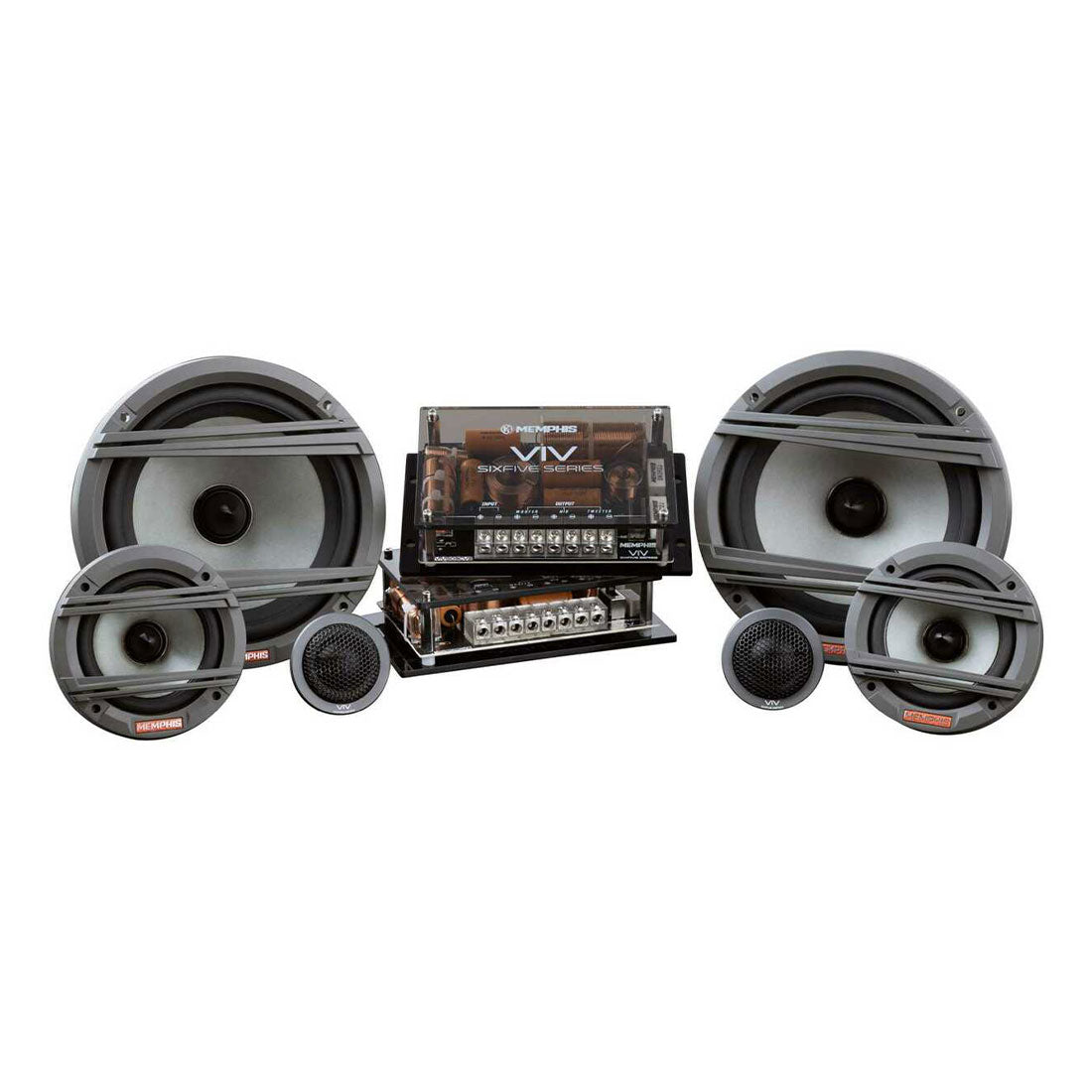 Memphis Audio VIV603CV2 6.5" Six Five Series 3-Way Component Speaker System (VIV603CV2)