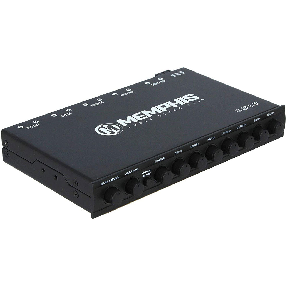 Memphis Audio EQL7 7-Band Equalizer 8 Volt Out Graphic EQ (EQL7)