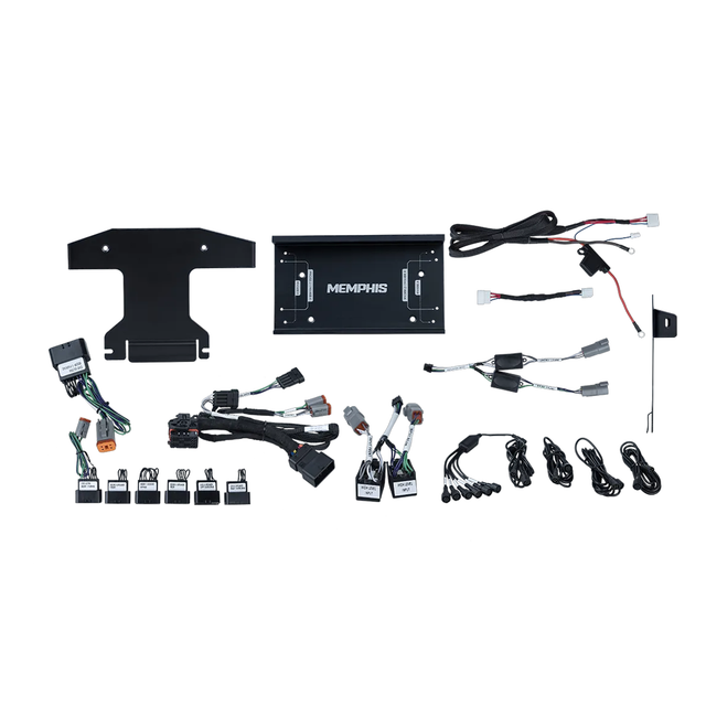 Memphis Audio MXHD14KITV2 Harley Amplifier Bracket And Harness Kit