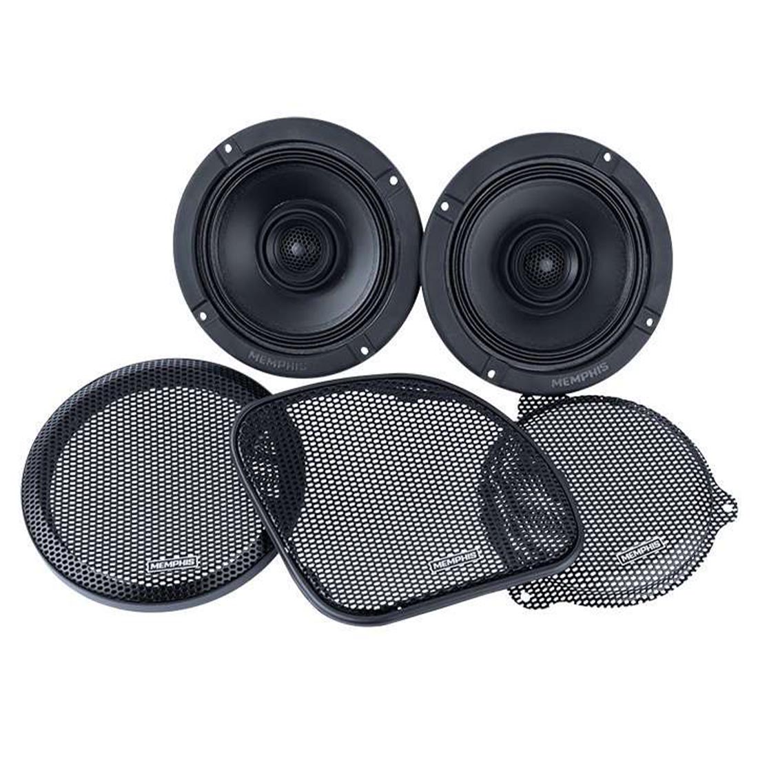 Memphis Audio MXA62HD 6.5" Direct Upgrade Speakers Compatible With Harley Davidson 2014+ Street Glide & 2015+ Road Glide (MXA62HD)