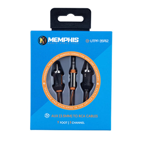 Memphis Audio UTPF-35R12 12-Foot 3.5mm to RCA Interconnect (UTPF35R12)