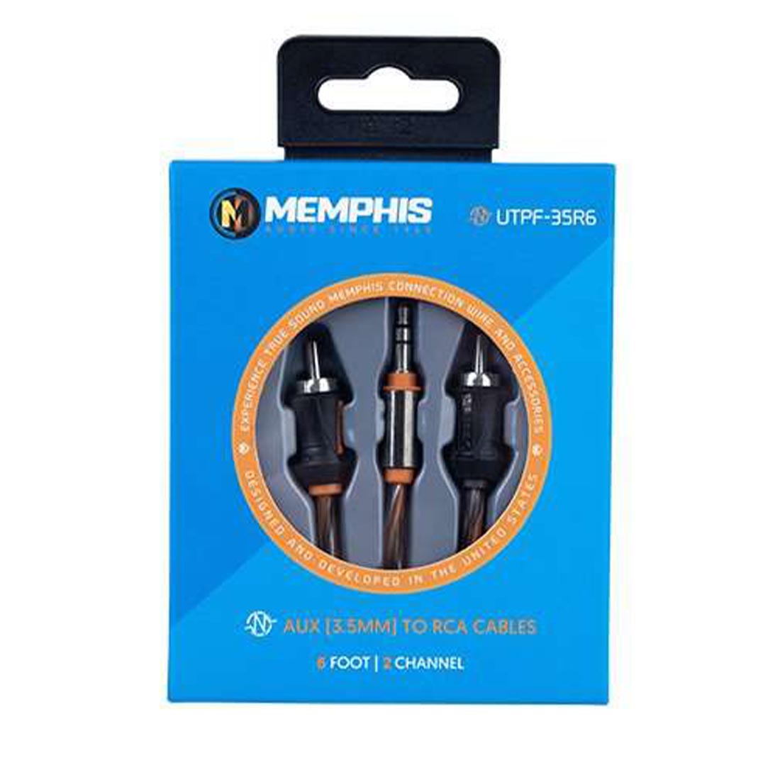 Memphis Audio UTPF-35R6 6-Foot 3.5mm to RCA Interconnect (UTPF35R6)