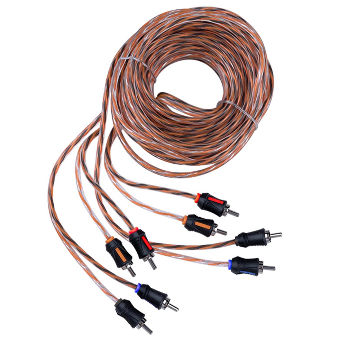 Memphis Audio ETP-17.4 17-Foot 4 -Channel Audio Interconnect Cables (ETP17.4)