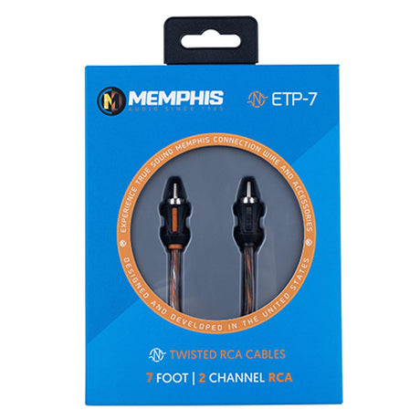 Memphis Audio ETP-7 7-Foot 2 -Channel Audio Interconnect Cables (ETP7)