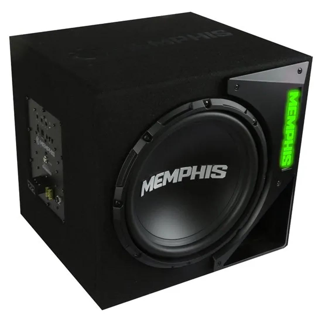 Memphis Audio SRXE12SA 12" Loaded Amplified Ported Subwoofer Enclosure