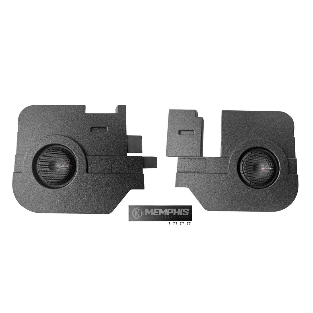 Memphis Audio MJMERAM8D1V3 Dual 8" Loaded Enclosure for 2002-2018 Ram Quad/Crew Cab Models