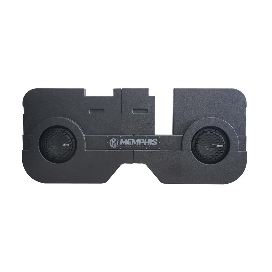 Memphis Audio MJMERAM8D1V3 Dual 8" Loaded Enclosure for 2002-2018 Ram Quad/Crew Cab Models