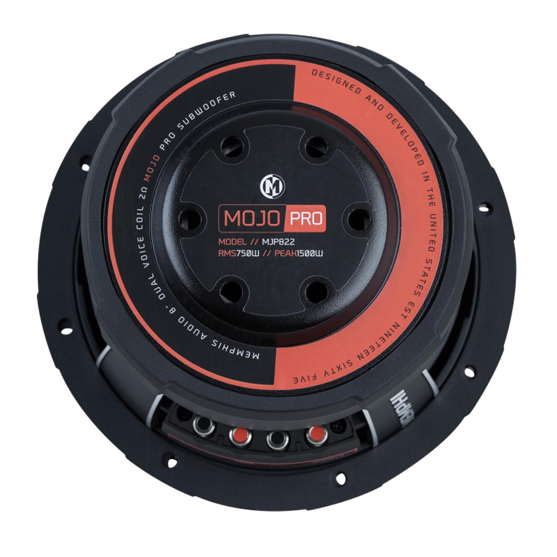 Memphis Audio MJP822 8" MOJO Pro Series DVC Subwoofer