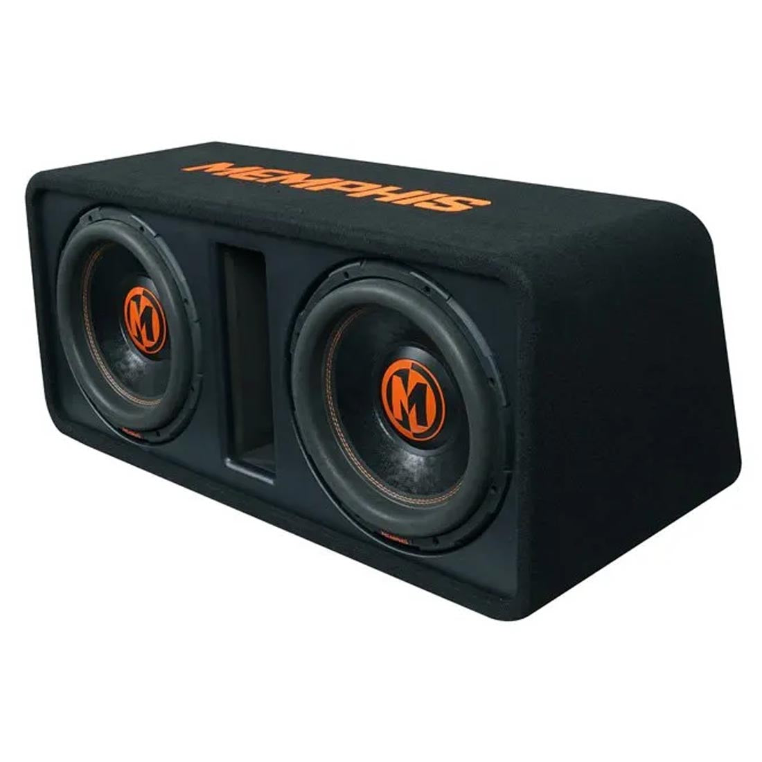 Memphis Audio MJPE12D1 Ported Loaded Dual 12" Subwoofer Enclosure