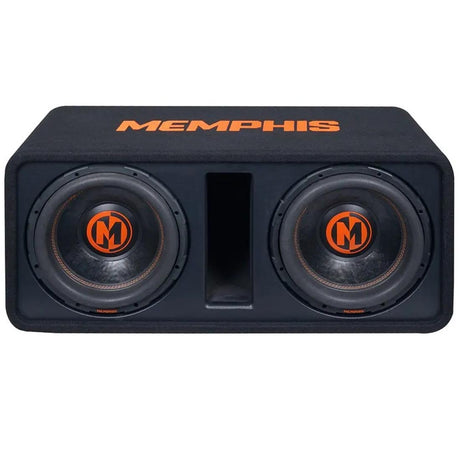 Memphis Audio MJPE12D1 Ported Loaded Dual 12" Subwoofer Enclosure