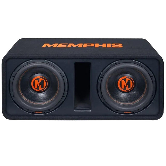 Memphis Audio MJPE12D1 Ported Loaded Dual 12" Subwoofer Enclosure