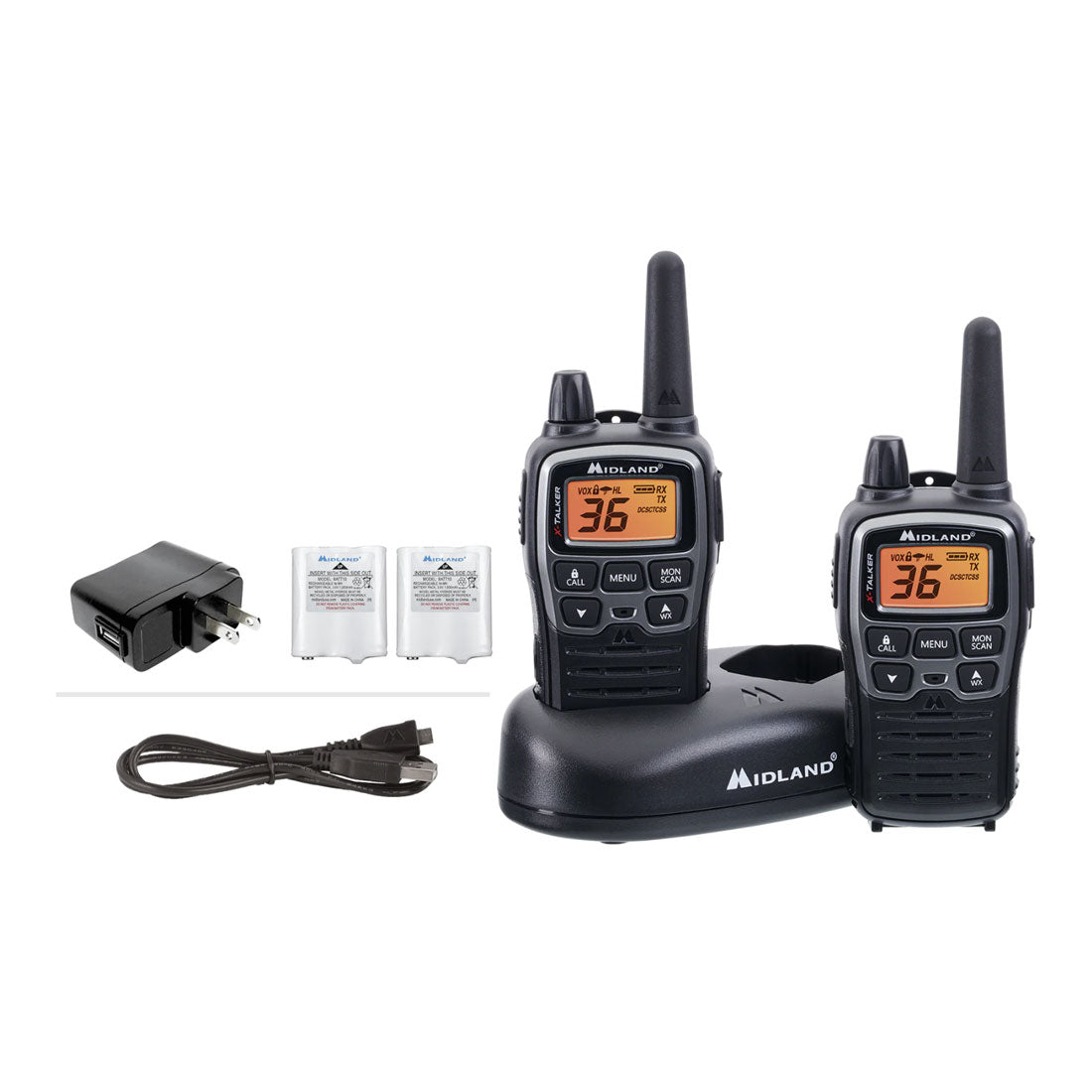 Midland T71VP3F X-Talker 36-Channel Two-Way Radios - Yellow