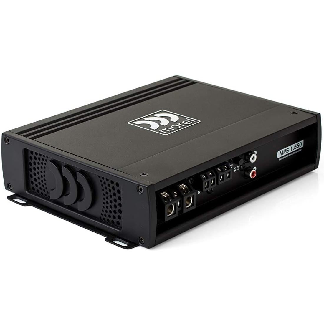 Morel MPS 1.550 Mono Subwoofer Amplifier - 550 watts RMS at 2 Ohms