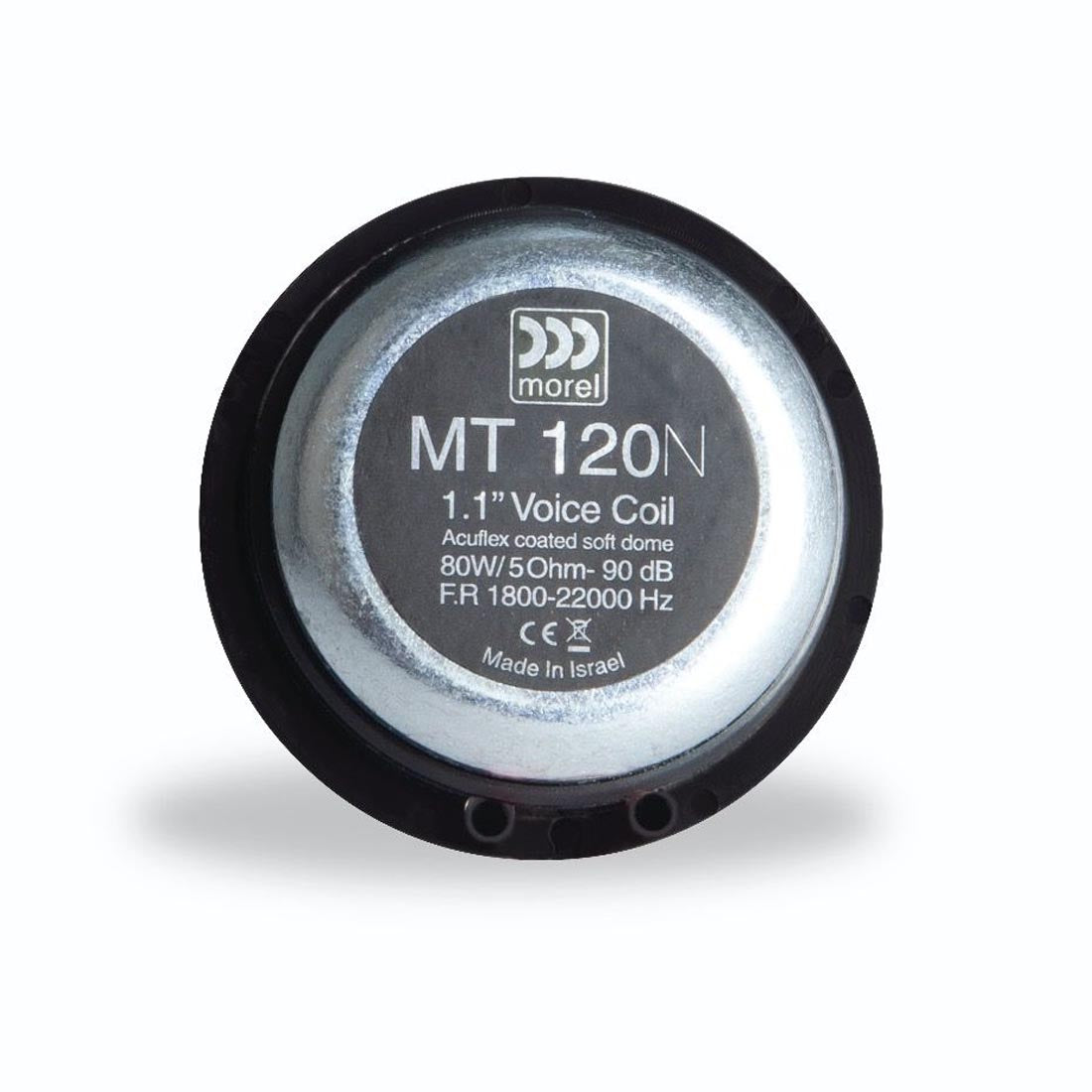 Morel MT120N 1.1" Compact Silk Dome Tweeters - Pair