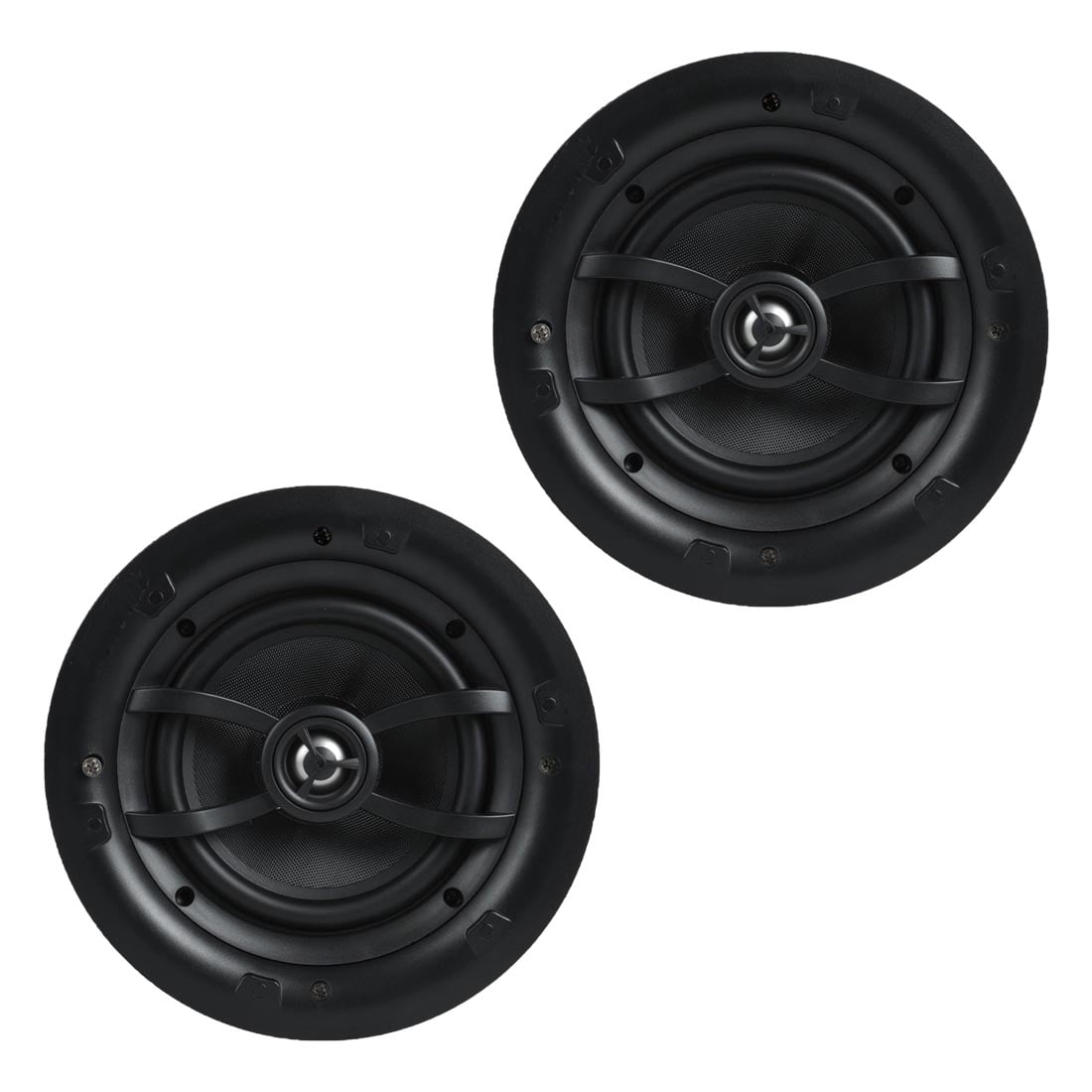Crossroads NIC60-H-T 6" 70 Volt Frameless In-Ceiling Speaker - Bundle (NIC60HT)