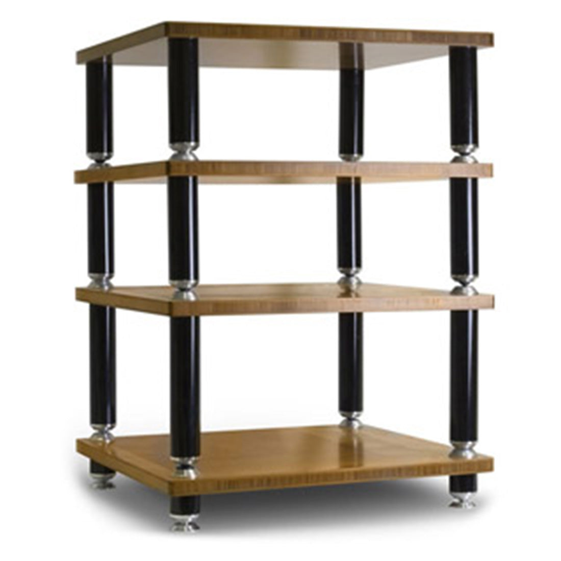 NorStone NORSTA060BAS Stabbl HIFI Bamboo with 4 real Bamboo shelves