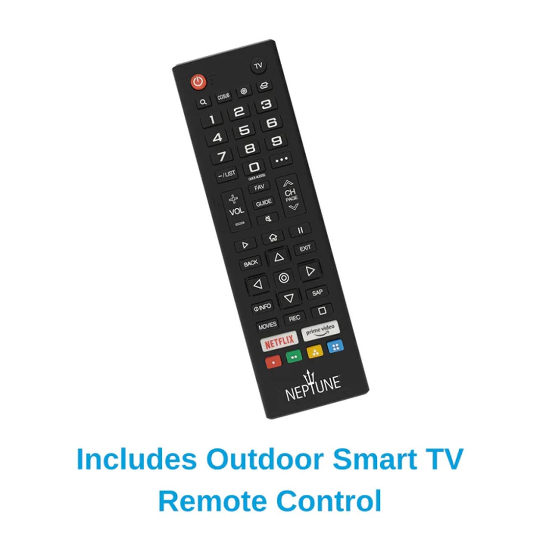 Neptune ODTV 4K Full Sun Outdoor Smart TV with Included Tilting Wall Mount